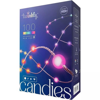Twinkly - Candies 100L 8Mm Pearl Shape Rgb Transp Usb-C