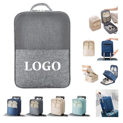 Spacious Waterproof Travel Shoe Organizer Bag - Compact & Portable