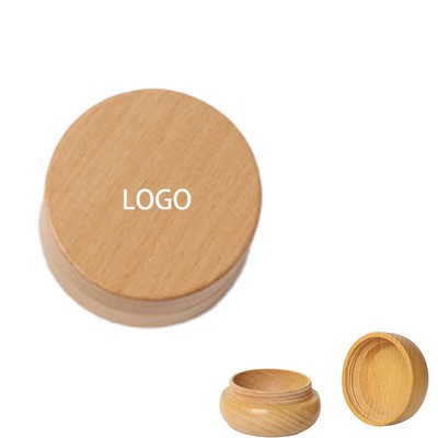 Mini Round Wooden Box