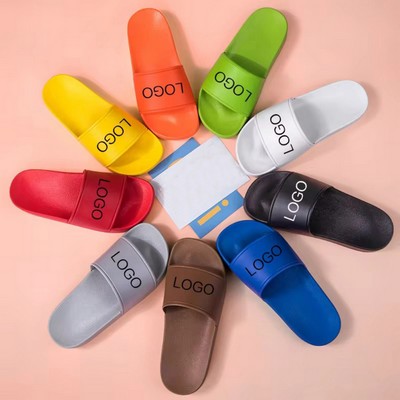 Non-slip indoor plastic slippers
