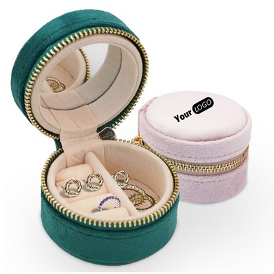 Velvet Mini Portable Ring Storage Box