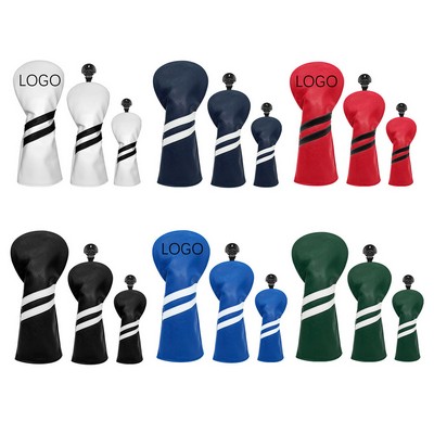 Deluxe Vintage Embroidered Head Cover Set (set of 3)