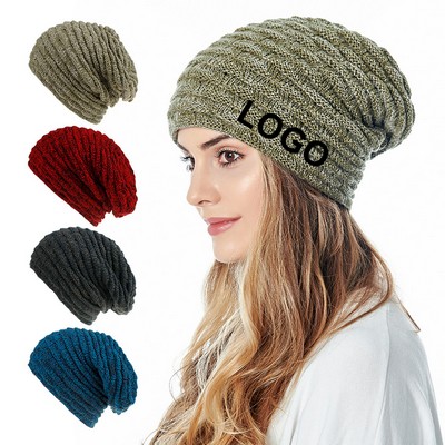 Warm Winter Beanie Hat Slouchy Knit Hats