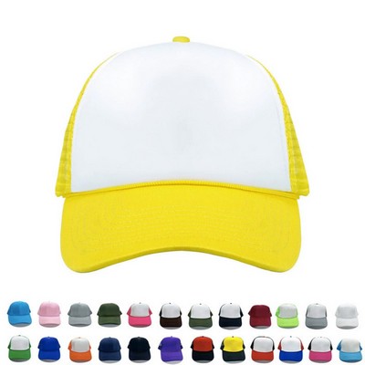 5 Panel Cotton Mesh Casual Wear Trucker Hat