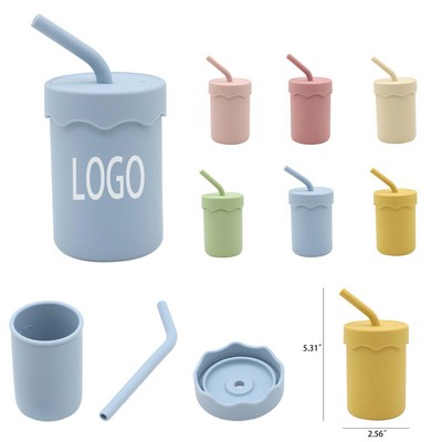 Silicone Baby Straw Cup
