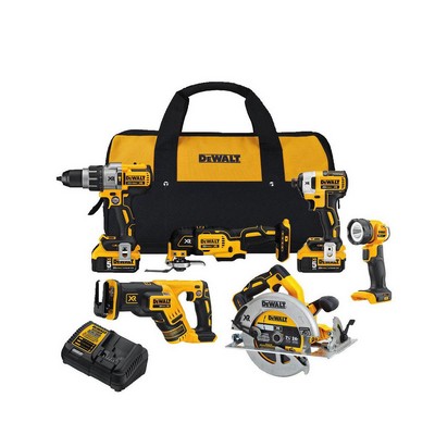 DeWalt 20V Max Xr Lithium 6-Tool Combo Kit