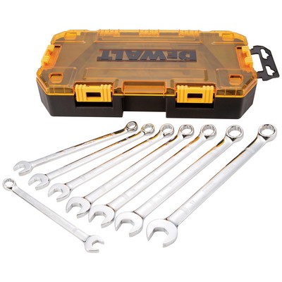 DeWalt 8Pc Tough Box Metric Wrench Set