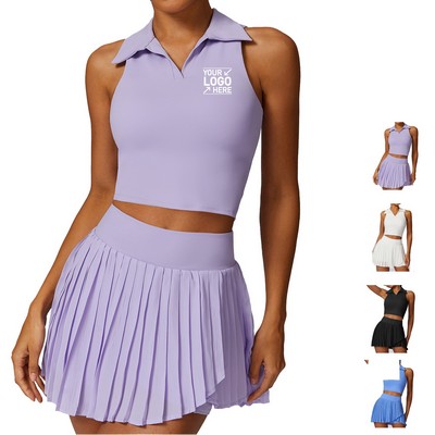 Pleated Tennis Skirt Set
