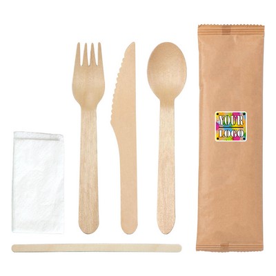 Disposable Wooden Cutlery Set