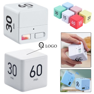 Gravity-Sensing Digital Cube Timer