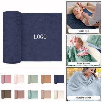 Double-Layer Baby Swaddle Blanket