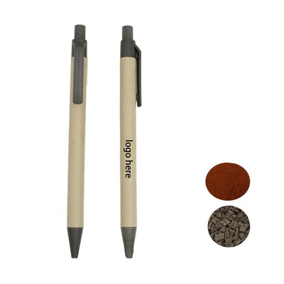 Coffee Grounds Pen