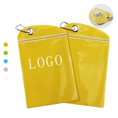 PVC Waterproof Towel Bag w/Carabiner