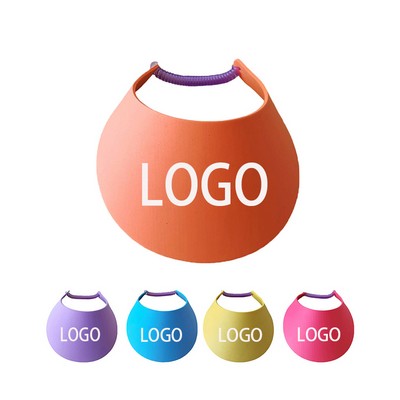 Adjustable EVA Soft Sun Visor Hat for Golf and Tennis