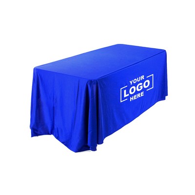 Custom Tablecloth 6' Full Color Throws Stretch Cloth Fitted Table Covers