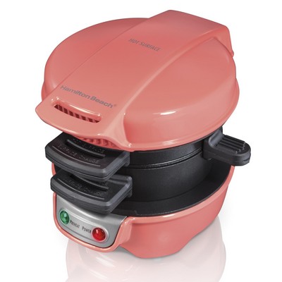 Hamilton Beach Breakfast Sandwich Maker - Coral