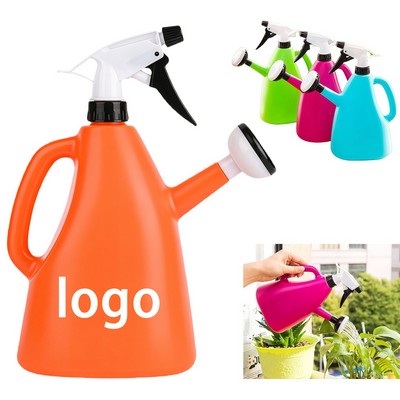 1.3L Adjustable Watering Pot with Atomized Flow for Efficient Plant Care