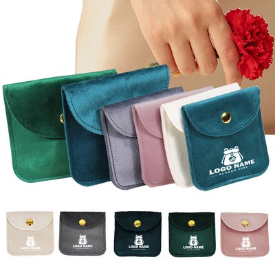 Velvet Jewelery Pouch with Optional Sizes