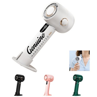 Mini 2000Mah Rechargeable Handheld Turbine Fan