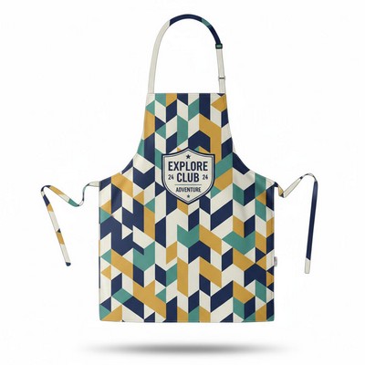 Custom Sublimated Bib Apron Poly Canvas