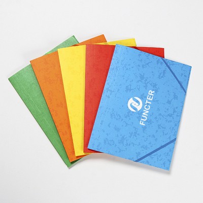 Marble Paper Document Folder A4 Size with Elastic cord