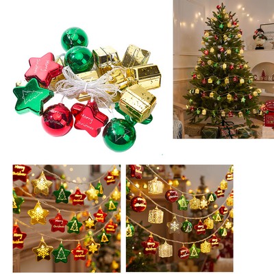 Christmas Decoration Lights 126" Led Tree Lights String with Battery Operated or USB