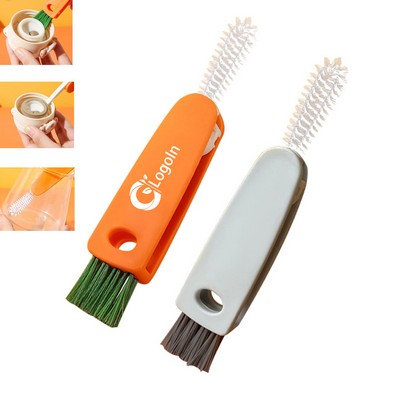 3" 1 Bottle Cup Lid Carrot Clean Brush Straw Cleaner Tools