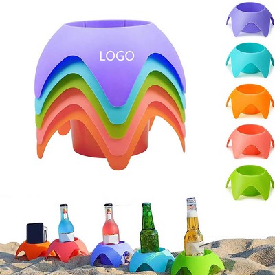 Outdoor Portable Beach Cup Holder