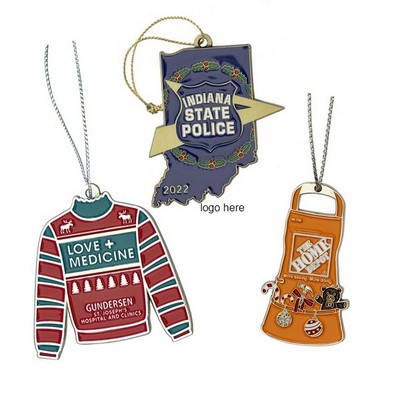 Die Cast Metal Holiday Ornaments
