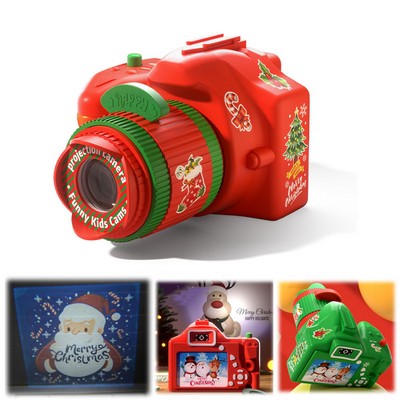 Mini Christmas Projection Camera Shape Children's Toy Gifts