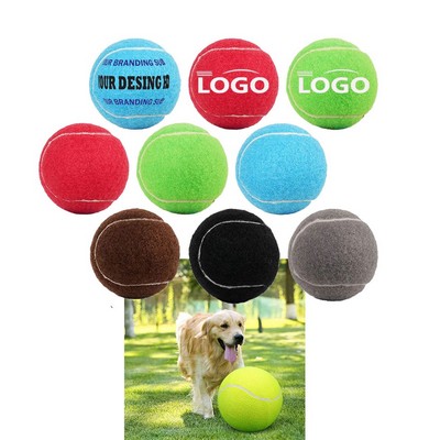 Full Color Fetching Tennis Ball Dog Toy