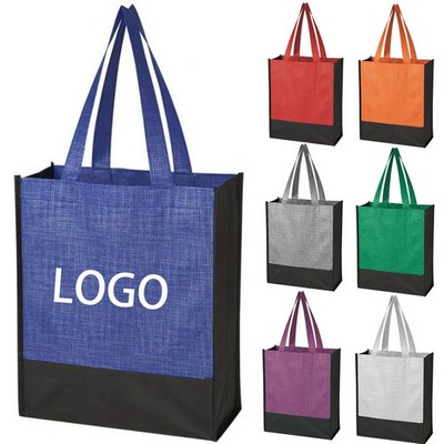 Crosshatch Mini Non-Woven Tote Bag