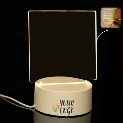 DIY Note Board Night Lights With Pen