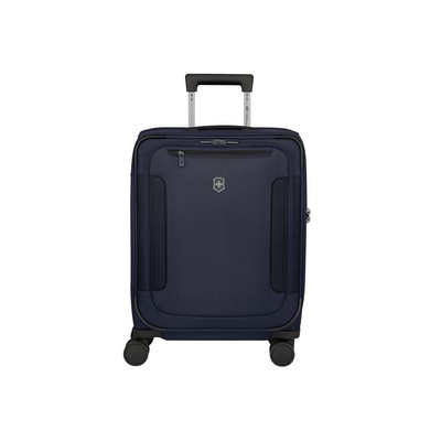 Werks Traveler 7.0, Global Carry-On, 8-Wheel Softside Expandable Cabin Case, Navy Blue