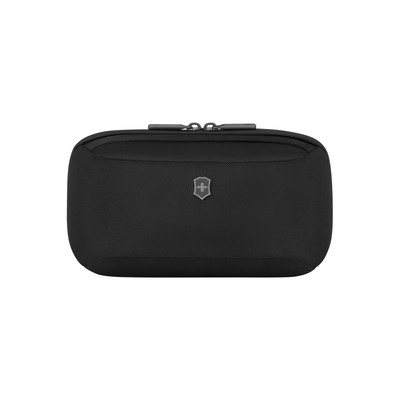 Werks Traveler 7.0, Toiletry Bag, Travel Bag with Easy to Clean Lining, Black