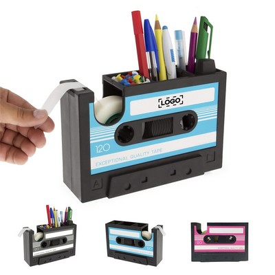 Cassette Tape Pen Holder