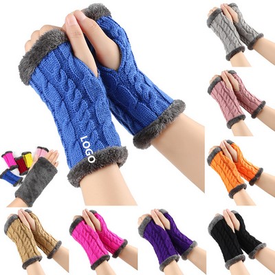 Fingerless Knitting Gloves