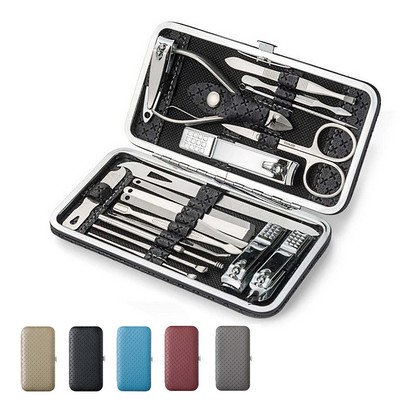 19 Pieces Professional Nail Clippers Set