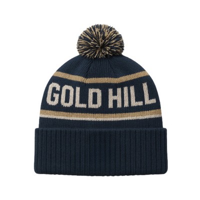 Jacquard Knit Beanie 100% Acrylic with Knit In Designs