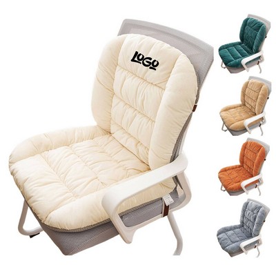 Non-Slip Soft Warm Velvet Cushioned Chair Seat Pad