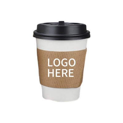 Craft Paper Cup W/ Lid And Cover