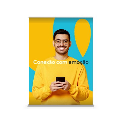 60" x 84" Wide Deluxe Retractable Banner Kit/Product Bundle