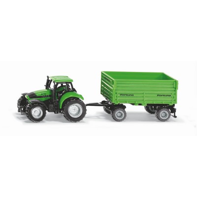Deutz-Fahr With Fortuna 4-wheel Trailer Die-Cast Model