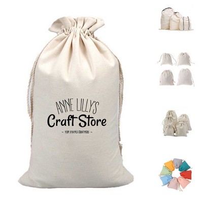 Cotton Drawstring Organizer Bag