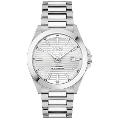 Hugo Boss Stike Gents Silver Dial Watch