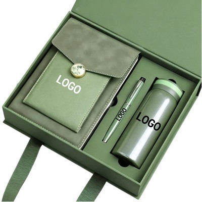 Business Gift Of Vacuum Cup And Notebook Set