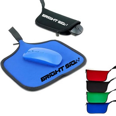 Neoprene Travel Mouse Carry Case