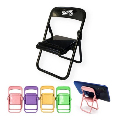 ABS Foldable Mini Chair Cell Phone Stand