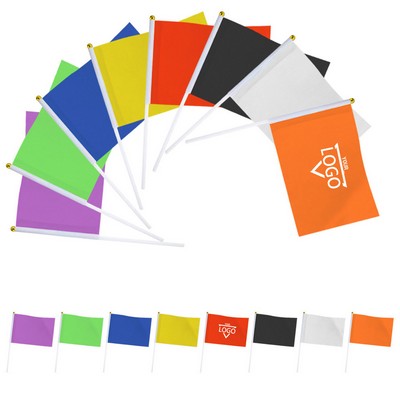 Solid Plain Colors Waving Flag