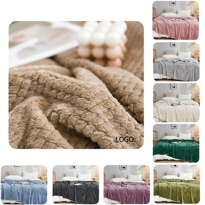 Pineapple Flannel Blanket